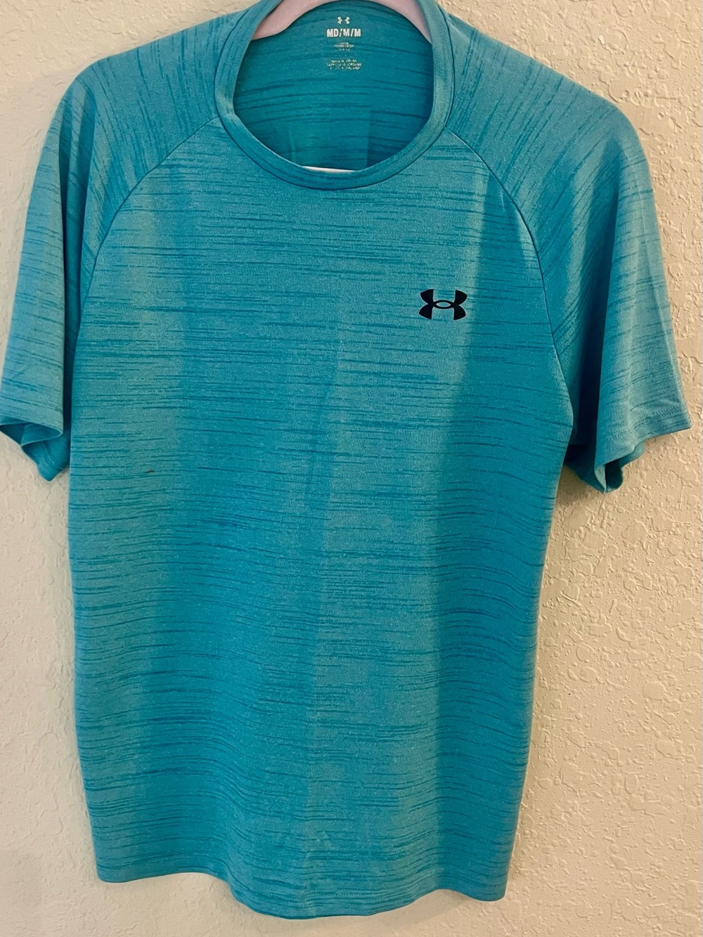 Under Armour Men's Teal Heather Short Sleeve Performance Tee
